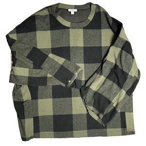 OSO Casuals Women’s Size‎ 1X Knit Long Sleeve Button Cuff Oversized Sweater